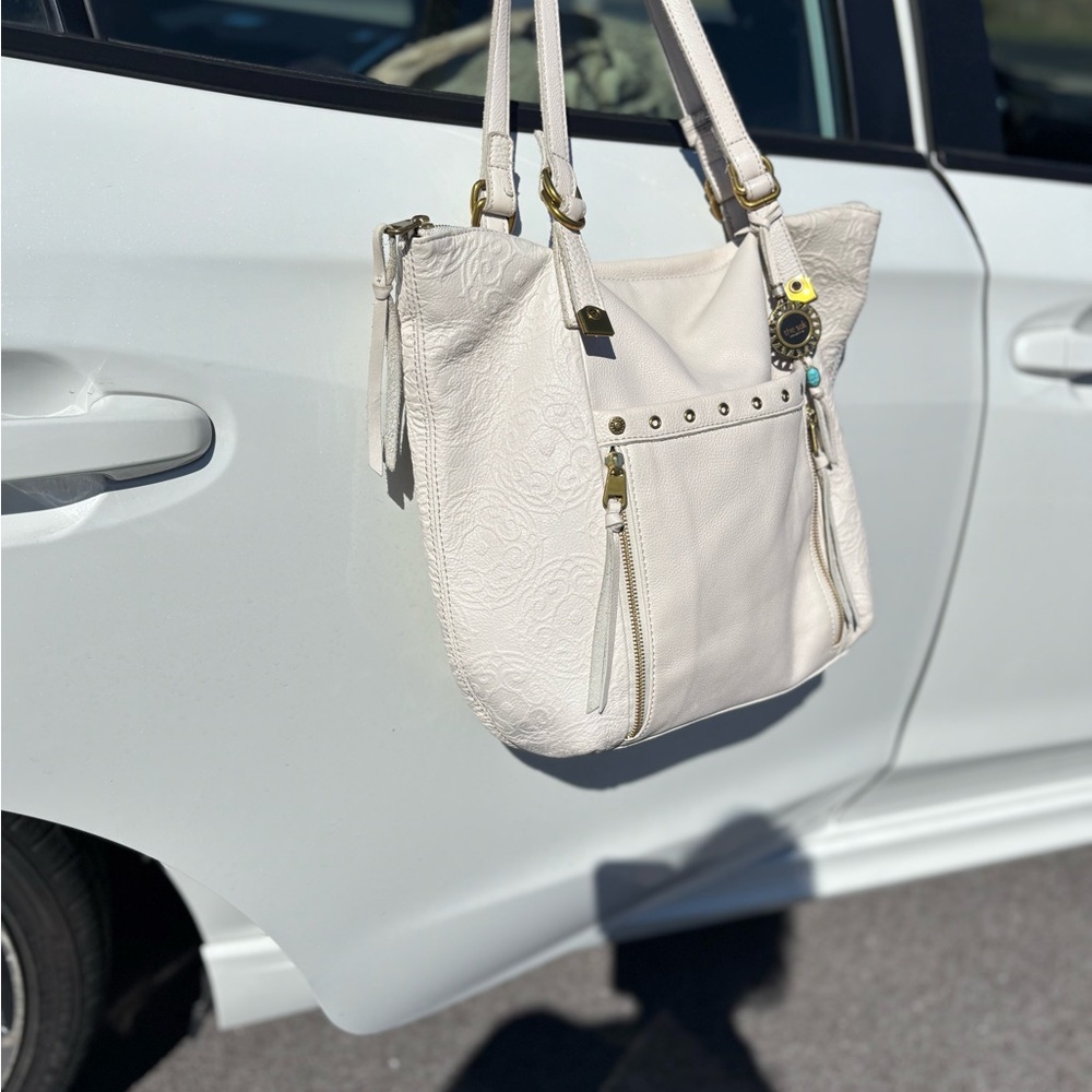 The Sak Cream shoulder Handbag - Picture 3 of 10